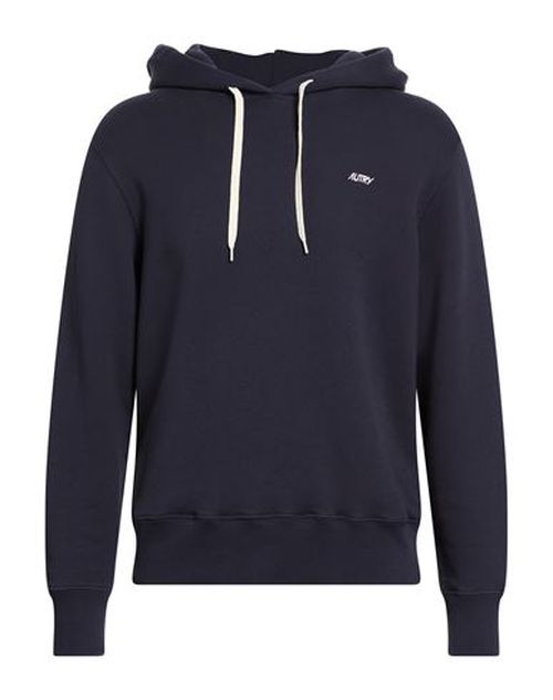 Man Sweatshirt Midnight blue Size L Cotton, Elastane