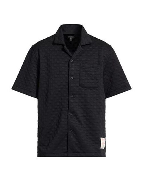 Man Shirt Black Size XS Polyester, Elastane