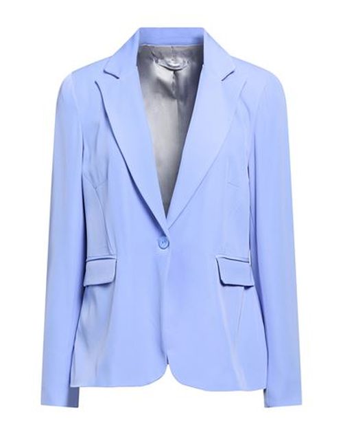 Woman Blazer Light blue Size 10 Polyester, Elastane