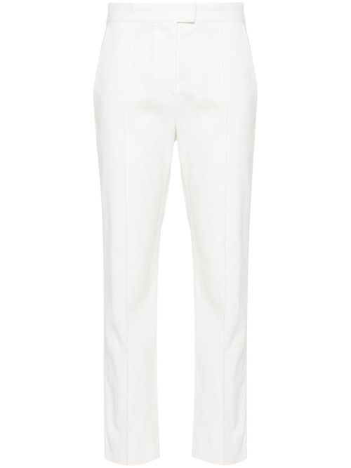 Nolena cigarette-fit trousers - White