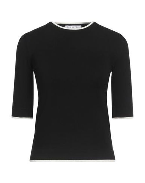 Caractère Woman Sweater Black Size M Viscose, Polyester, Polyamide