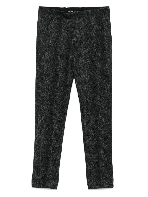Karl Lagerfeld printed trousers - Black
