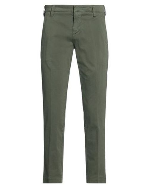 Man Pants Military green Size 29 Cotton, Elastane