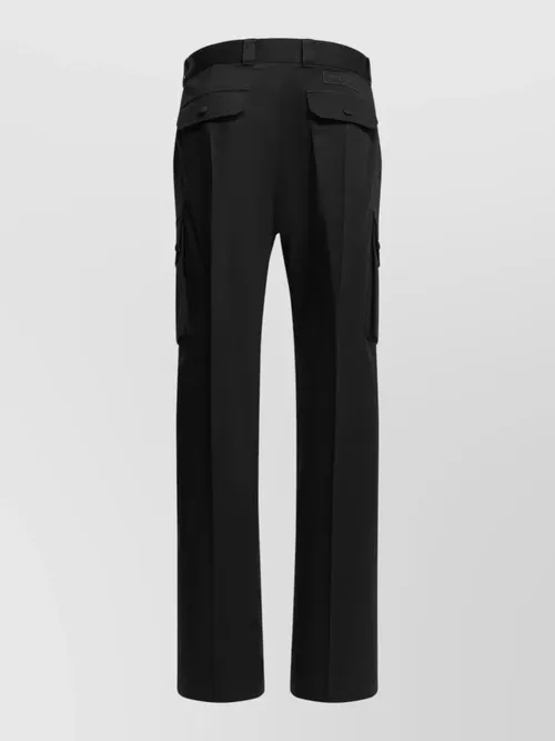 Givenchy - cotton straight leg pants cargo style