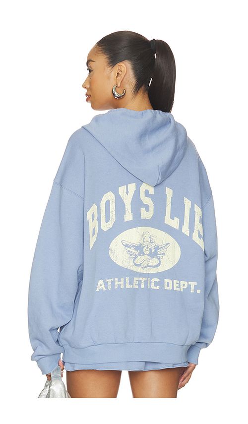 Boys Lie Athletic Depts V3 Harley Zip-up Hoodie in Blue. M/L also in XL/XXL