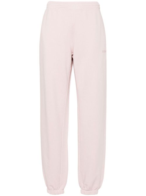 Logo-embroidered track pants - Pink