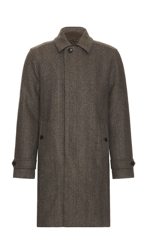 PAIGE Brunetti Herringbone Coat in Black. XL/1X. Also in L