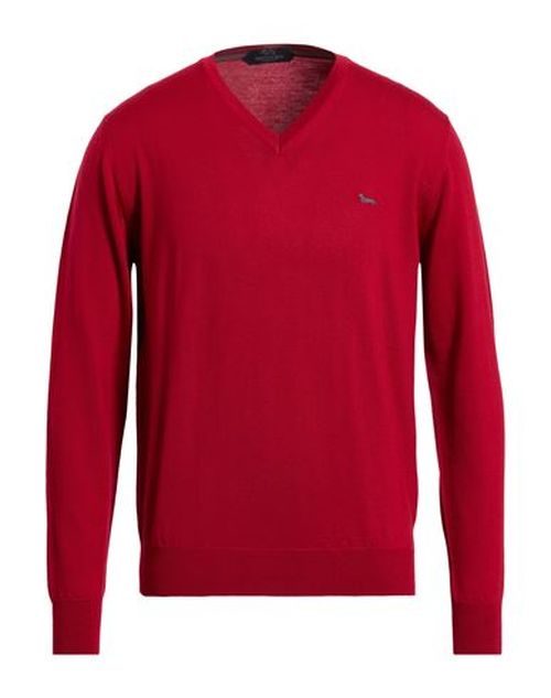 Man Sweater Red Size L Wool