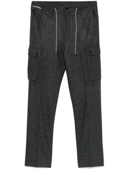 Drawstring cargo pants - Grey
