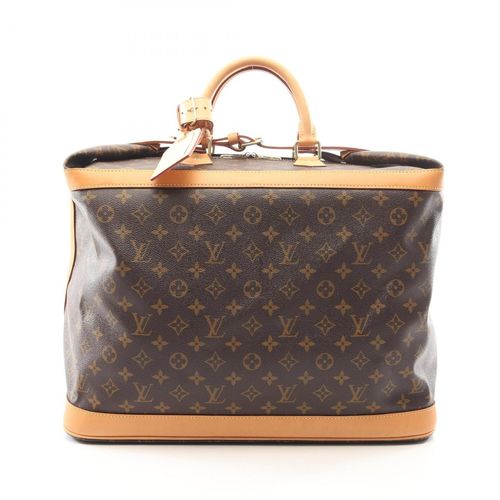 Louis Vuitton Brown Monogram Coated Canvas Leather Boston Bag Handbag Pre-Owned
