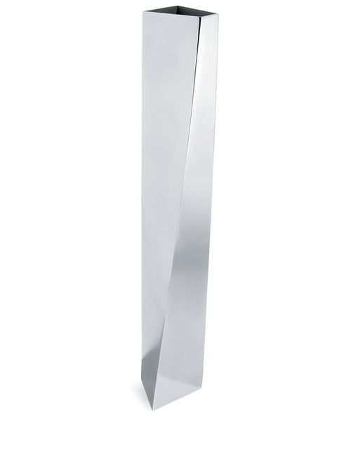 Crevasse' flower vase - Silver