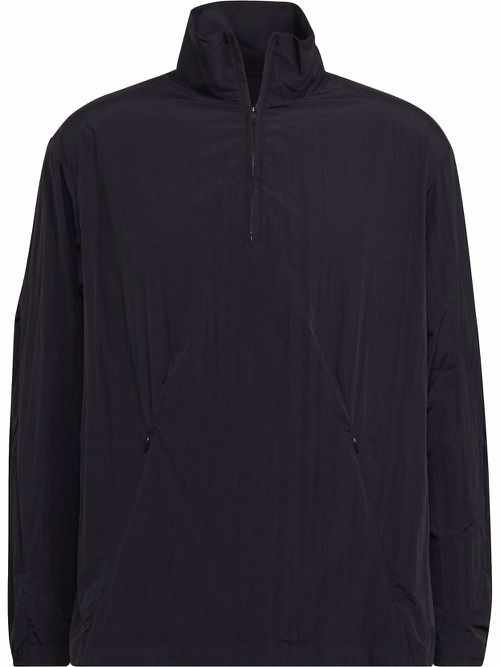 Half-zip windbreaker jacket - Black