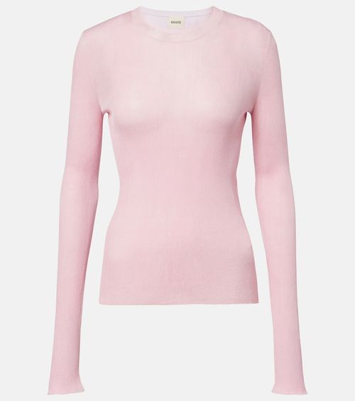 Mosi knitted silk top