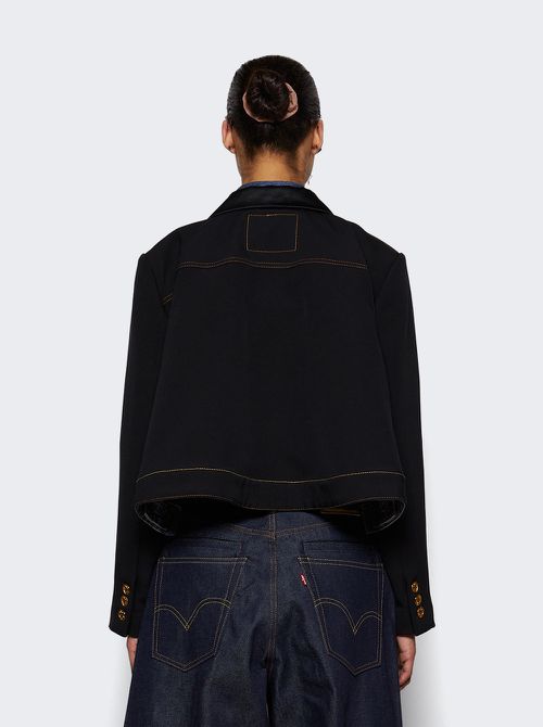 X Levi's Denim Matelassé Twill Jacket Black
