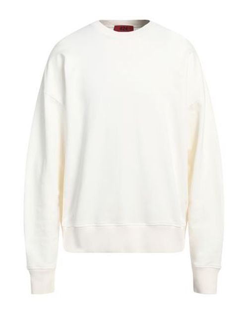 Man Sweatshirt White Size L Cotton