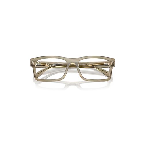 Ray-Ban Rb5435 Optics Change Optical Photo Striped Grey Frame Clear Lenses Polarized 56-19