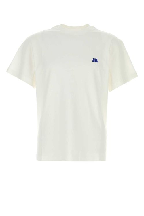 Logo-Embroidered Cotton T-Shirt — White