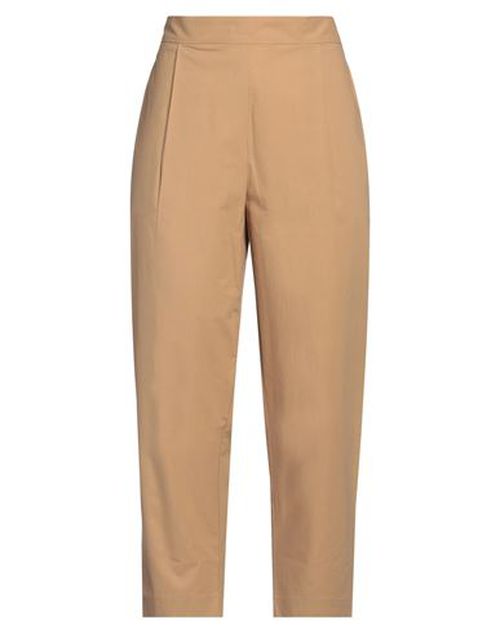 Woman Pants Camel Size 3 Cotton