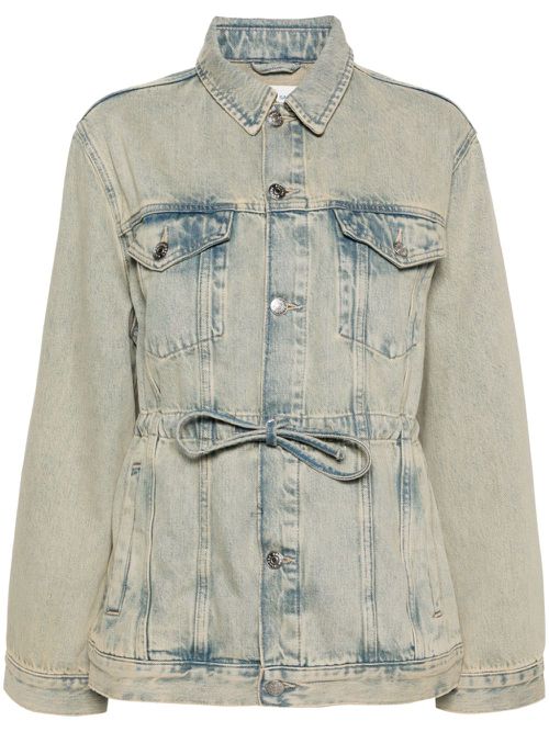 Samaggy bleached denim jacket - Blue