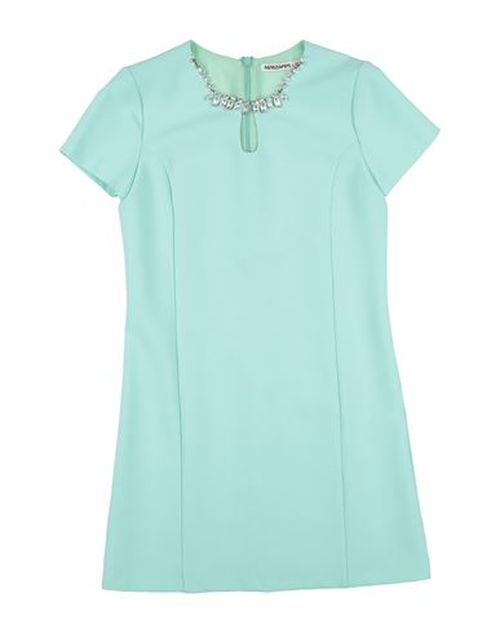 Kid Girl Kids' dress Turquoise Size 10 Polyester, Elastane