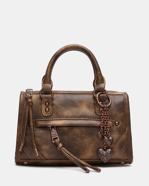 Steve Madden Women's Elide Bag - Brown Distressed - Synthetic
