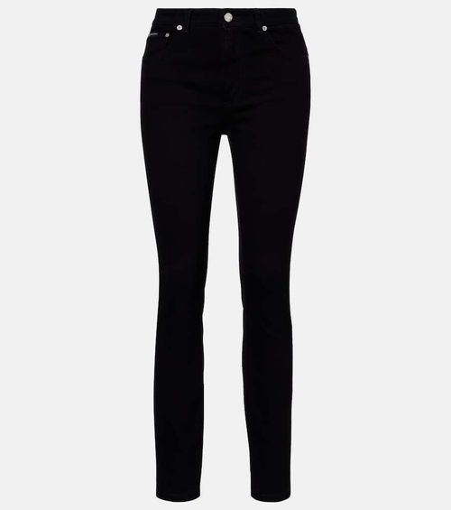 Mid-rise skinny jeans