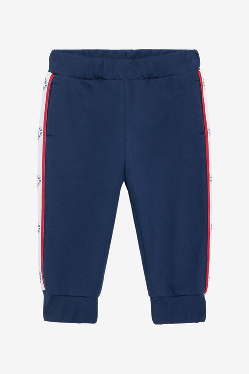 Blue Track Pants With Rc Monogram