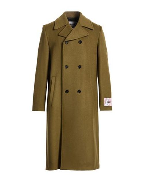 Man Coat Military green Size 38 Virgin Wool, Polyamide