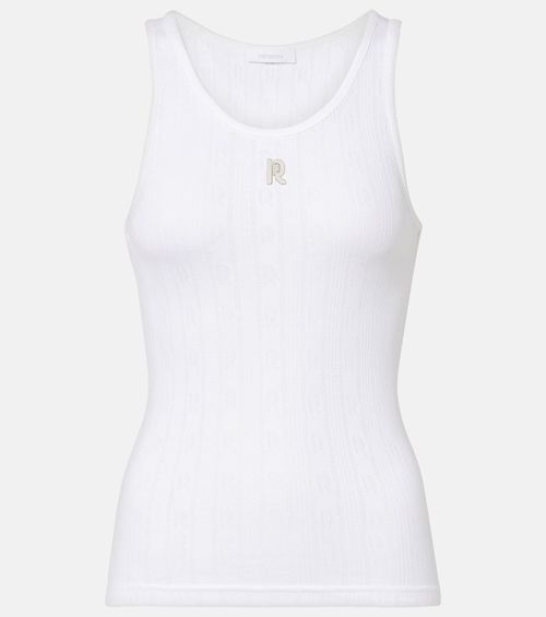 Semi-sheer cotton T-shirt