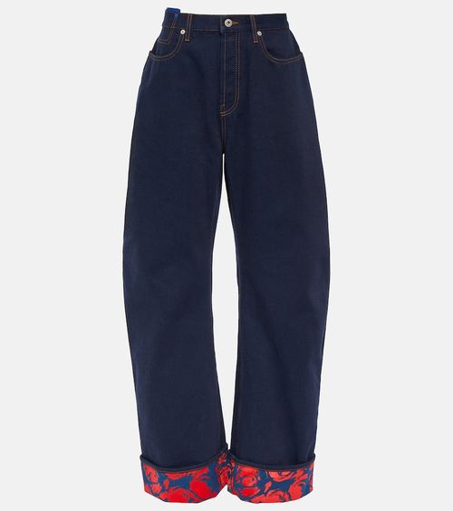 High-rise wide-leg jeans