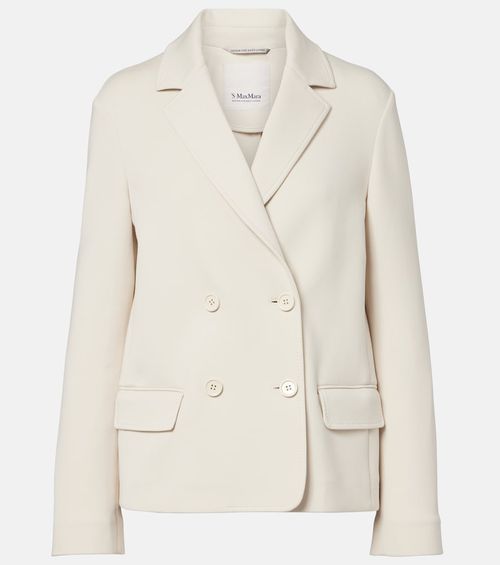 Badia cotton-blend jersey blazer
