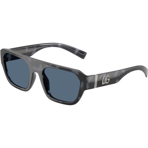 Dolce & Gabbana Man Dolce & Gabbana DG6206 344380 Sunglasses Injected Blue Blue Squared Norma