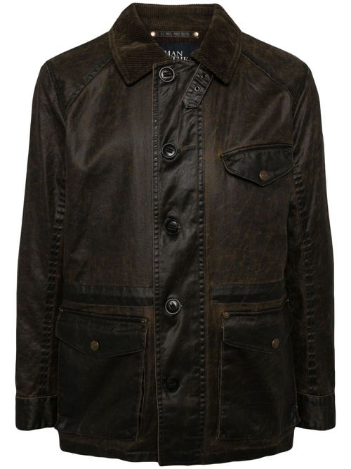Washing field jacket - Brown