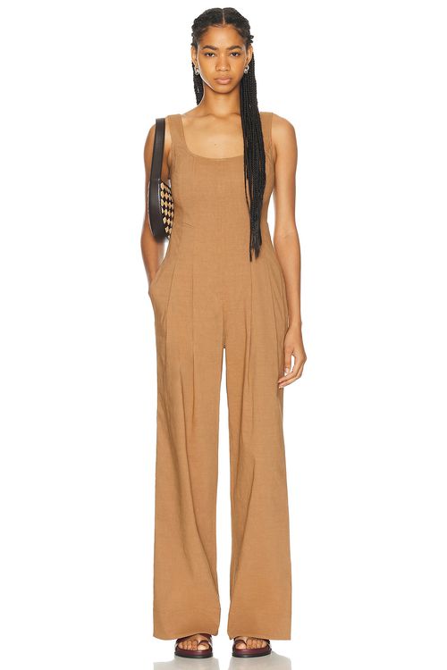A.L.C. Isabel Jumpsuit in Acacia - Brown.  6 also in