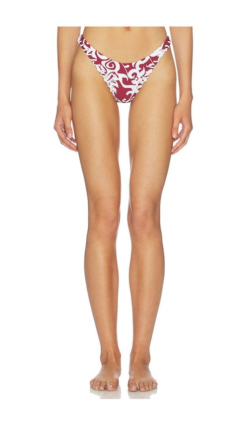 Miaou Rio Bikini Bottom in Red. - XS also in XXS, S, M