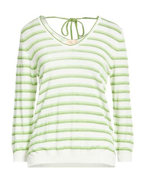 Woman Sweater Green Size 2 Viscose, Polyester, Metallic fiber