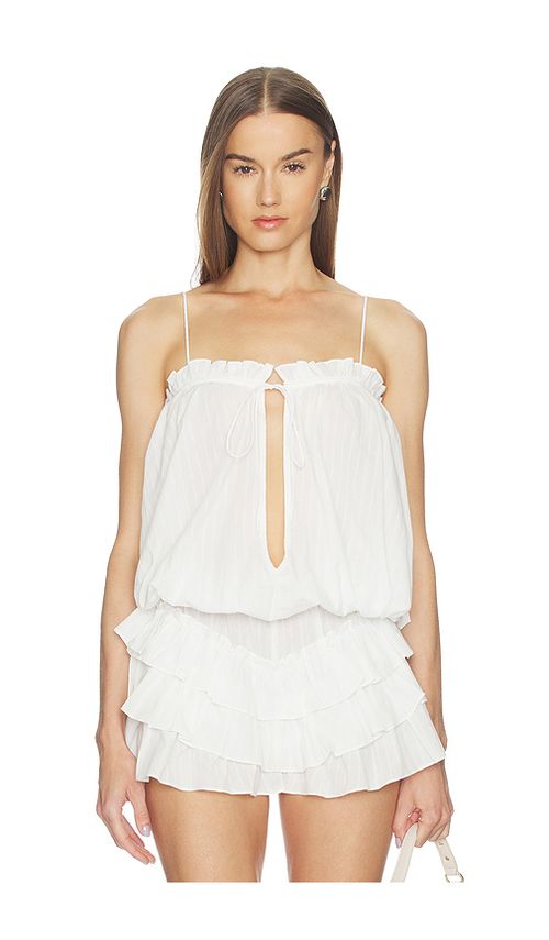 LOBA Idoia Camisole Top in White. XS. Also in XXS, S, M