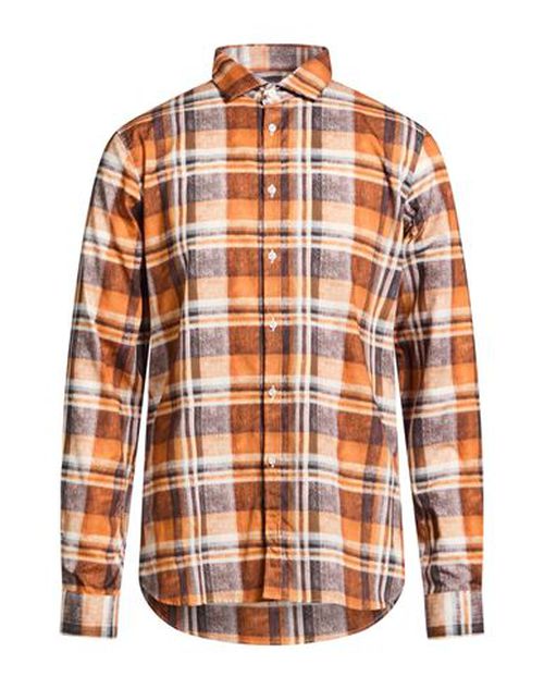 Man Shirt Orange Size 15 ½ Cotton