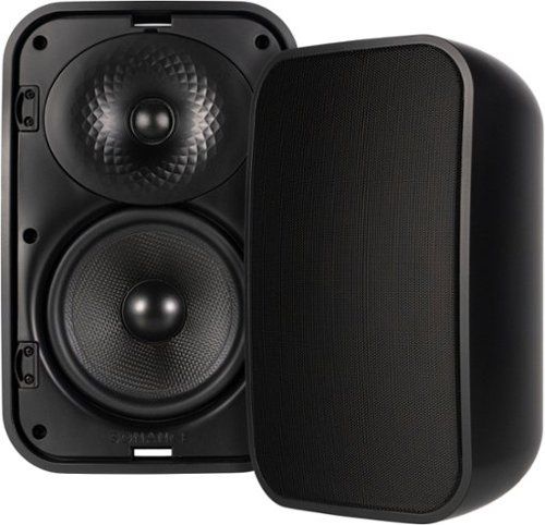 "MX52 - Mariner Series 5-1/4"" 2-Way Outdoor Surface Mount Speakers (Pair) - Black"