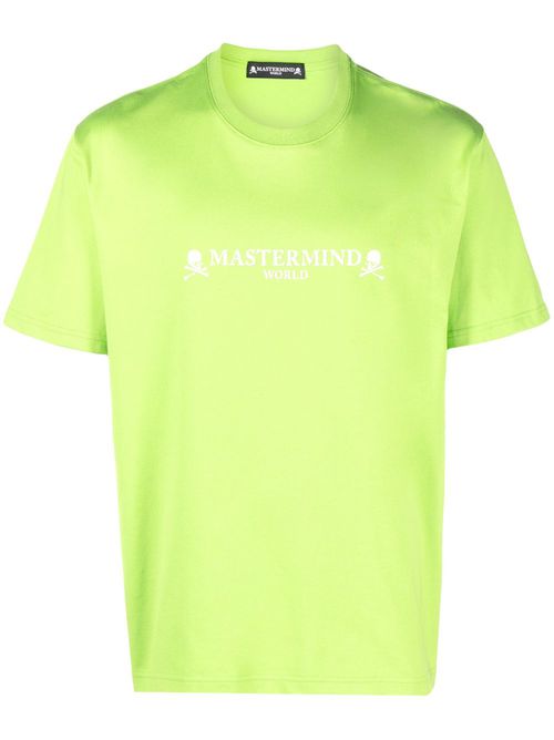 Skull-print cotton T-shirt - Green