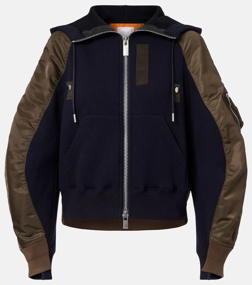 Cotton-blend and twill jacket