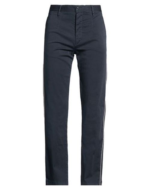 Man Pants Navy Size 28 Cotton, Elastane