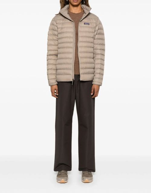 Down-Insulated Down Jacket — Gray
