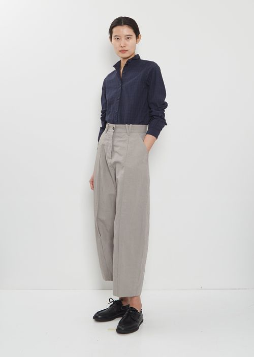 Bergfabel Sandra Cotton Linen Pants Ã¢ÂÂ Mink