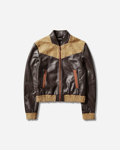 Women s Konrad Leather Jacket Black Coffee