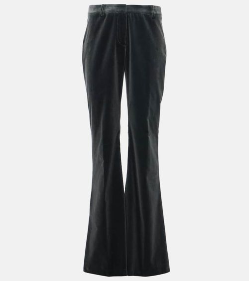 Cotton flared pants