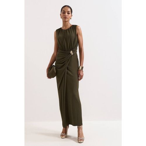 Phase Eight Cassidy Maxi Dress In Dark Olive