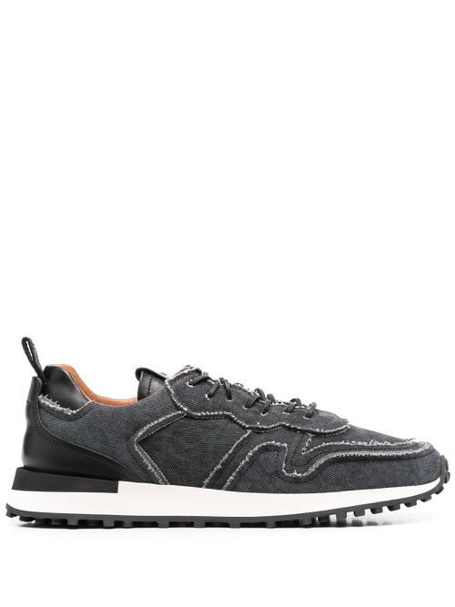 Panelled low-top sneakers - Grey
