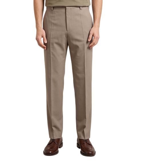 Brown Relaxed Fit Trousers