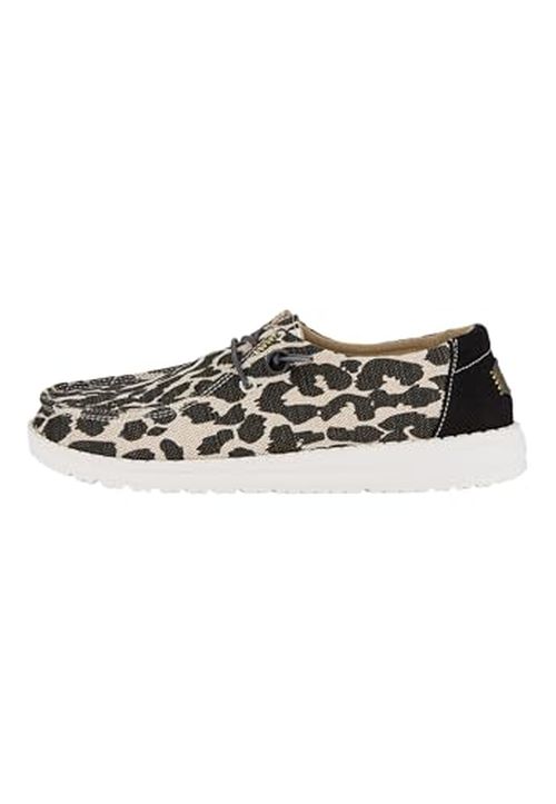 Hey Dude Women's Wendy Leopard Sparkle Tan